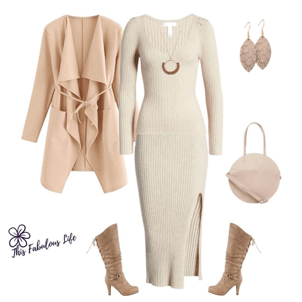 Neutral Outfit for women over 40