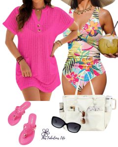 Tropical bathing suit, Beach Style