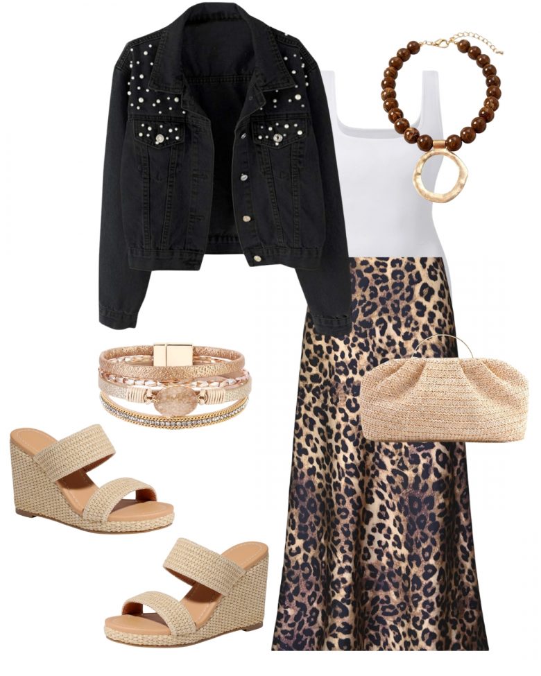 Animal print outfit for women